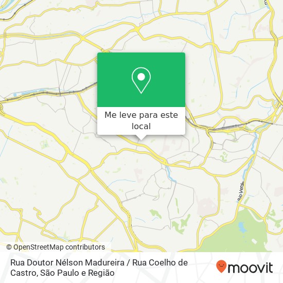 Rua Doutor Nélson Madureira / Rua Coelho de Castro mapa