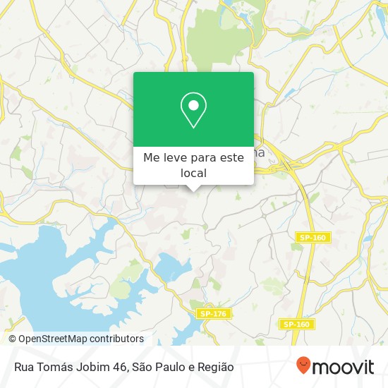 Rua Tomás Jobim 46 mapa