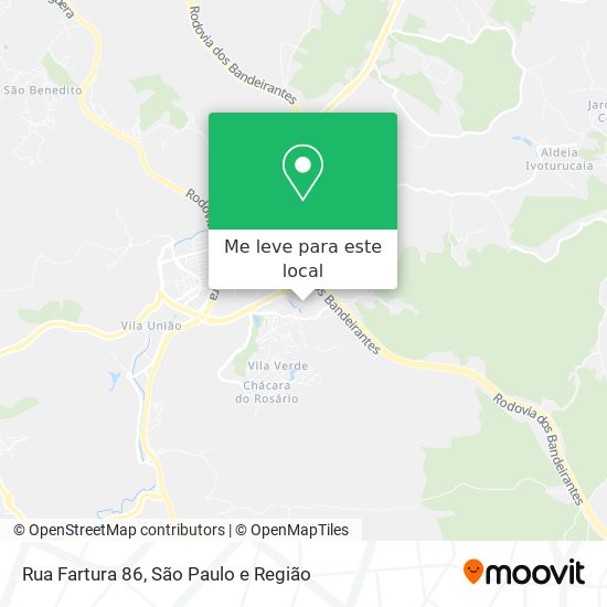 Rua Fartura 86 mapa
