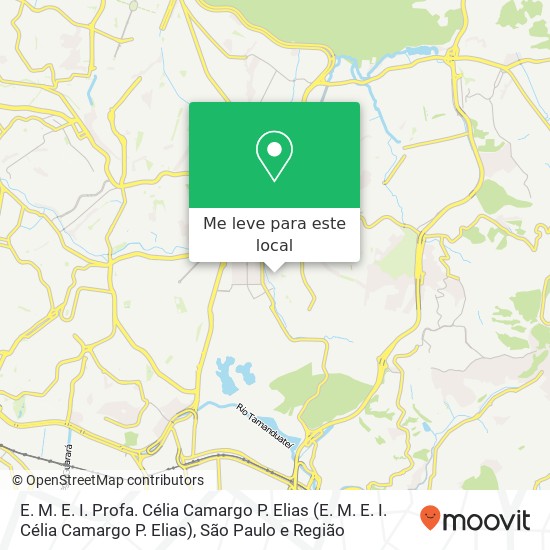 E. M. E. I. Profa. Célia Camargo P. Elias mapa