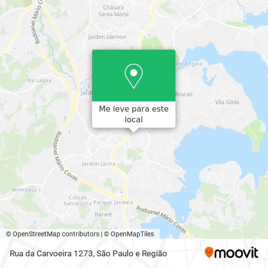 Rua da Carvoeira 1273 mapa