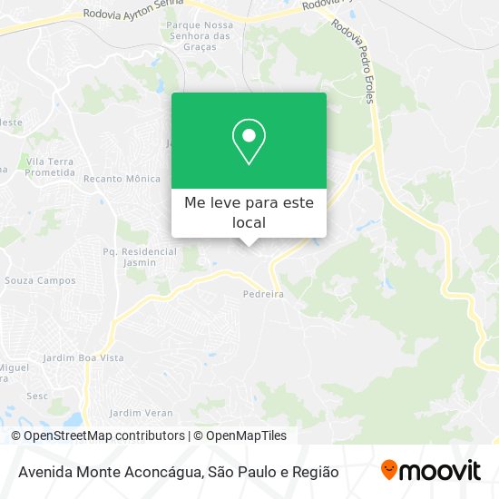 Avenida Monte Aconcágua mapa