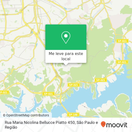 Rua Maria Nicolina Bellucce Piatto 450 mapa