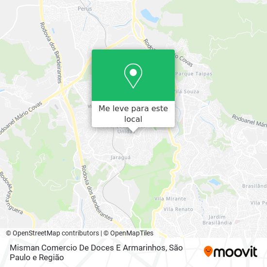 Misman Comercio De Doces E Armarinhos mapa