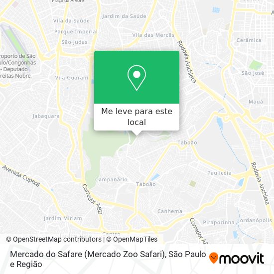 Mercado do Safare (Mercado Zoo Safari) mapa