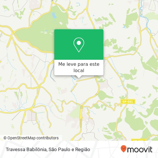 Travessa Babilônia mapa