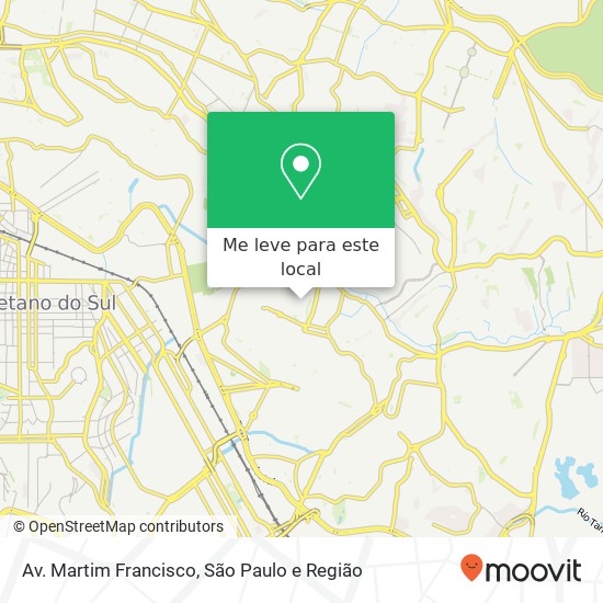 Av. Martim Francisco mapa