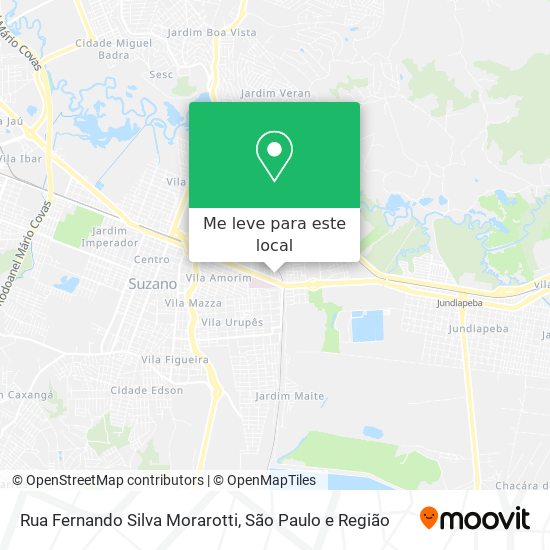 Rua Fernando Silva Morarotti mapa