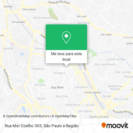 Rua Msr Coelho 303 mapa