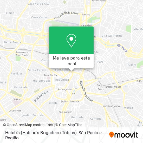 Habib's (Habibs's Brigadeiro Tobias) mapa