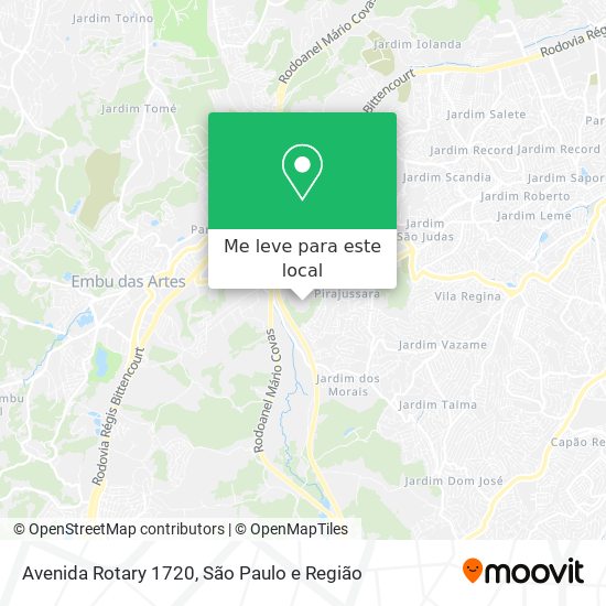 Avenida Rotary 1720 mapa