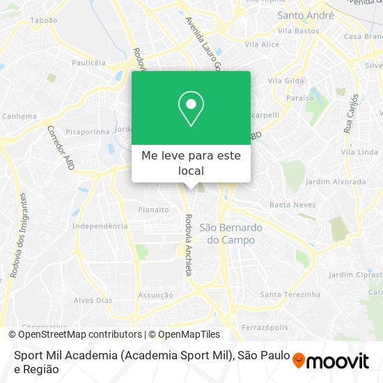 Sport Mil Academia mapa