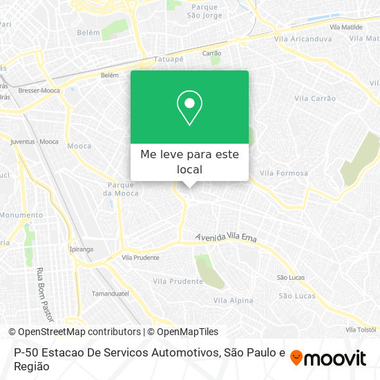 P-50 Estacao De Servicos Automotivos mapa