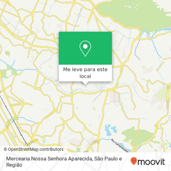 Mercearia Nossa Senhora Aparecida mapa