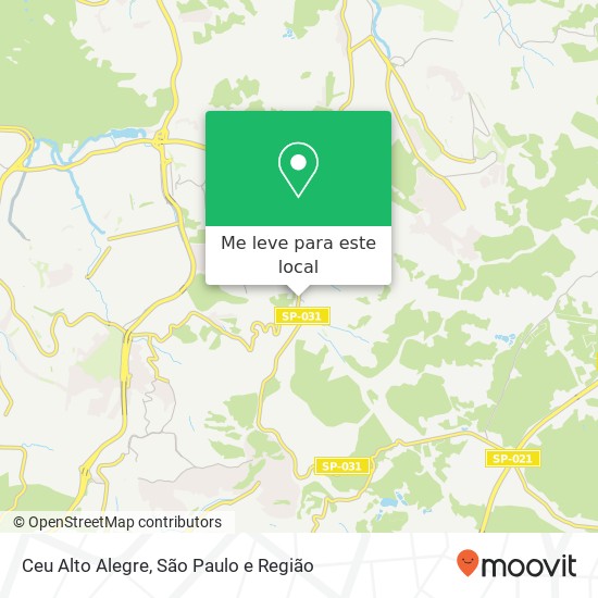 Ceu Alto Alegre mapa