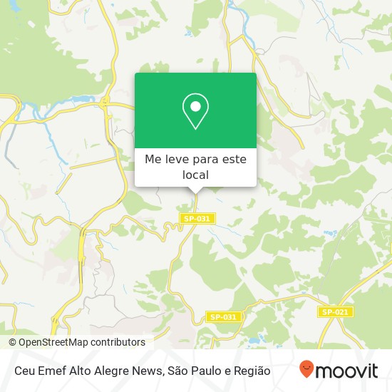 Ceu Emef Alto Alegre News mapa