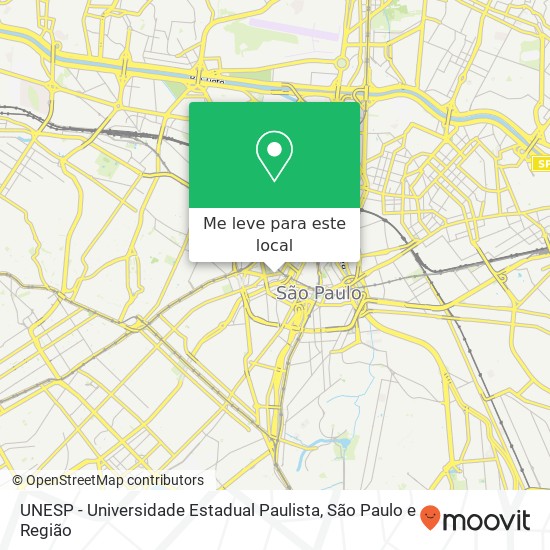 UNESP - Universidade Estadual Paulista mapa
