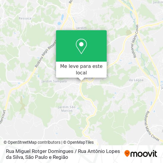 Rua Miguel Rotger Domingues / Rua Antônio Lopes da Silva mapa