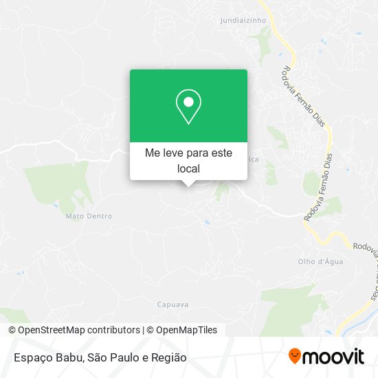 Espaço Babu mapa