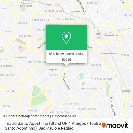 Teatro Santo Agostinho (Stand UP 4 Amigos - Teatro Santo Agostinho) mapa