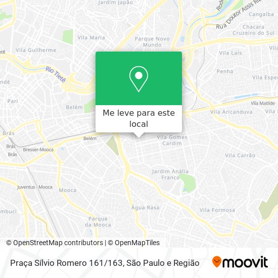 Praça Sílvio Romero 161/163 mapa