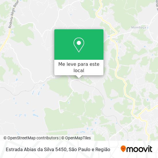 Estrada Abias da Silva 5450 mapa