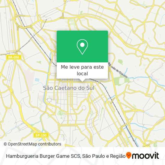 Hamburgueria Burger Game SCS mapa