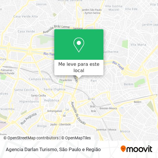 Agencia Darlan Turismo mapa