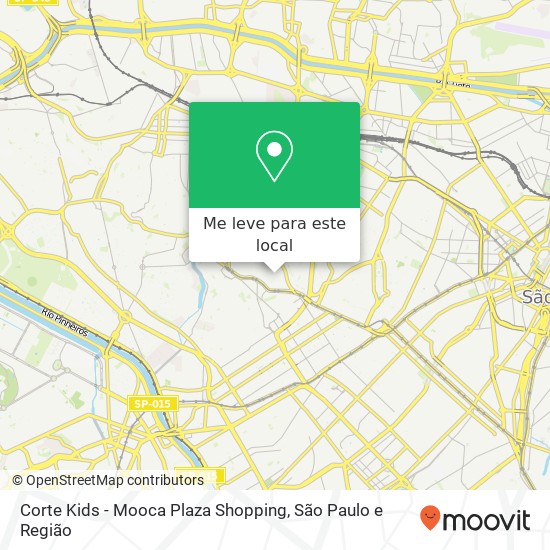 Corte Kids - Mooca Plaza Shopping mapa