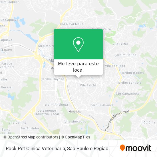 Rock Pet Clínica Veterinária mapa