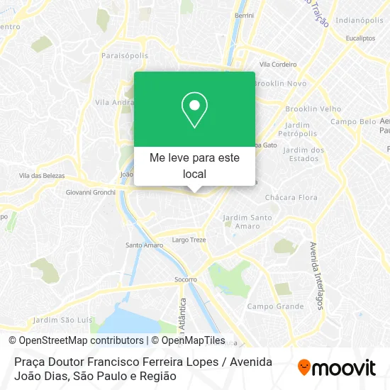 Como chegar até Praça Doutor Francisco Ferreira Lopes / Avenida João ...