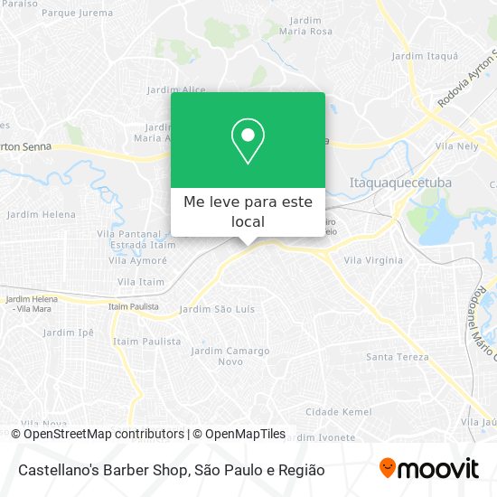 Castellano's Barber Shop mapa