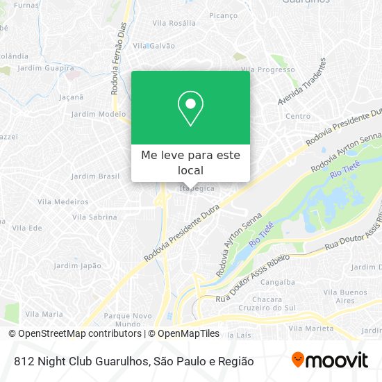 812 Night Club Guarulhos mapa