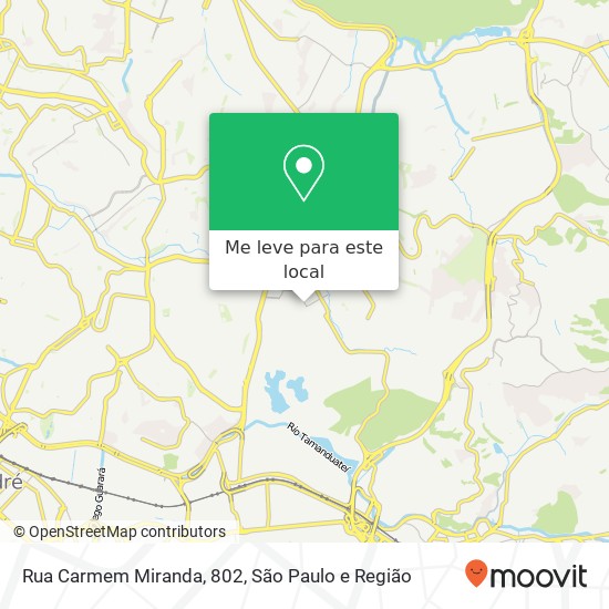 Rua Carmem Miranda, 802 mapa