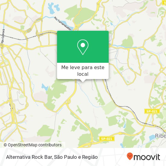 Alternativa Rock Bar mapa