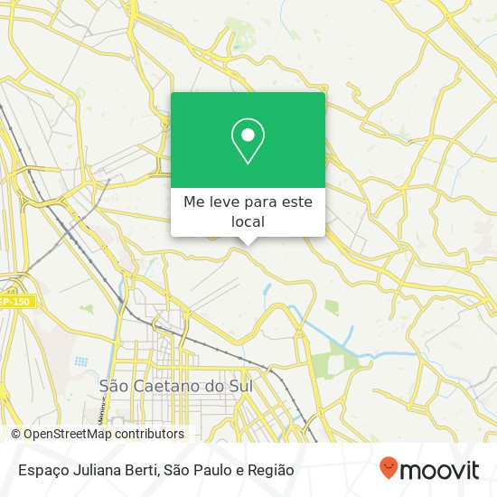 Espaço Juliana Berti mapa