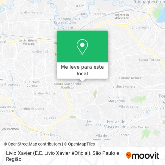 Livio Xavier (E.E. Lívio Xavier #Oficial) mapa
