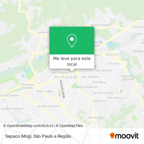 Sepaco Mogi mapa