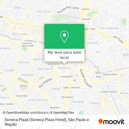 Soneca Plaza (Soneca Plaza Hotel) mapa