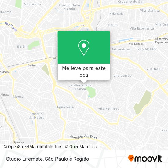 Studio Lifemate mapa