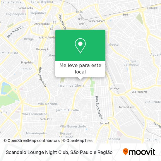 Scandalo Lounge Night Club mapa