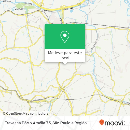 Travessa Pôrto Amélia 75 mapa