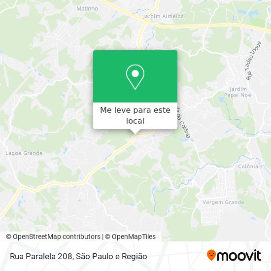 Rua Paralela 208 mapa