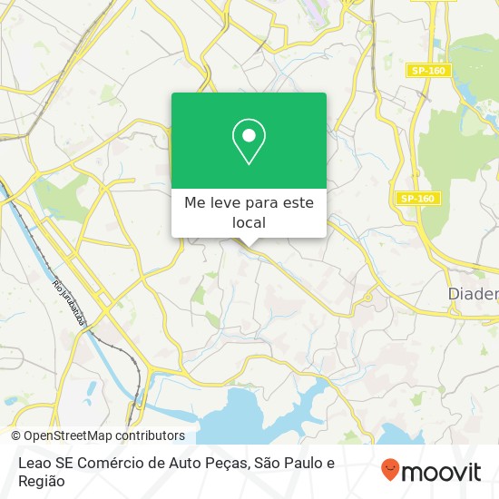 Leao SE Comércio de Auto Peças mapa