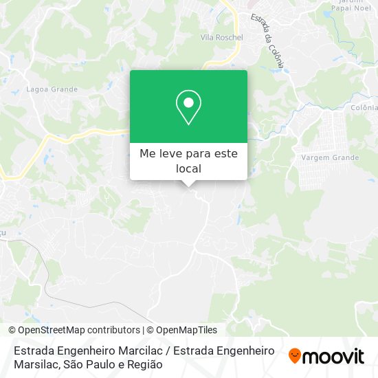 Estrada Engenheiro Marcilac / Estrada Engenheiro Marsilac mapa