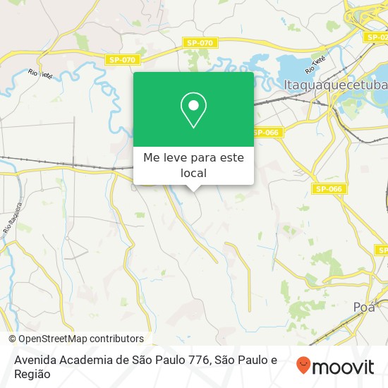 Avenida Academia de São Paulo 776 mapa