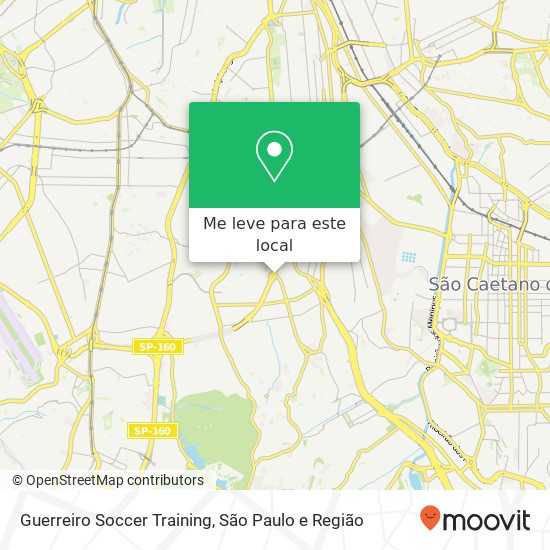 Guerreiro Soccer Training mapa