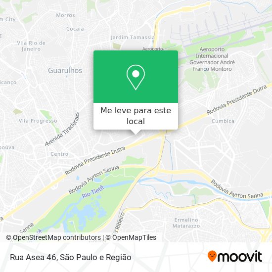 Rua Asea 46 mapa