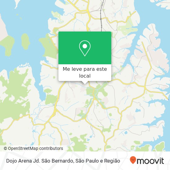 Dojo Arena Jd. São Bernardo mapa