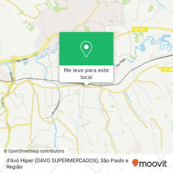 d'Avó Hiper (DAVO SUPERMERCADOS) mapa